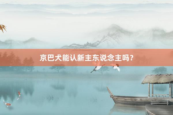 京巴犬能认新主东说念主吗？